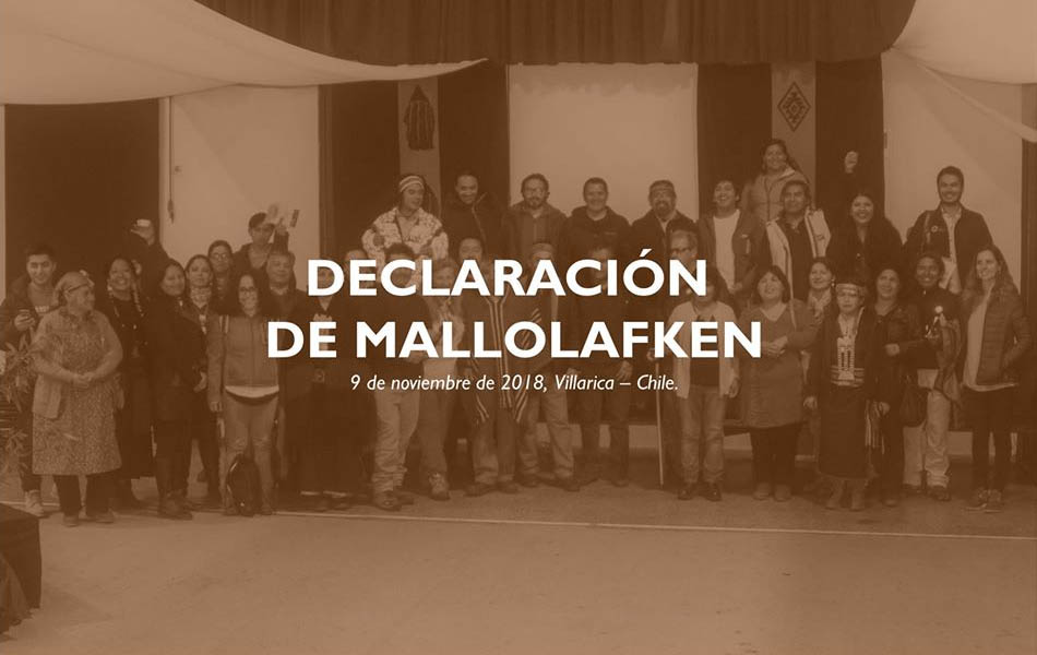 “Declaración de Mallolafken” Sobre el Desarrollo del Turismo Indígena en Chile